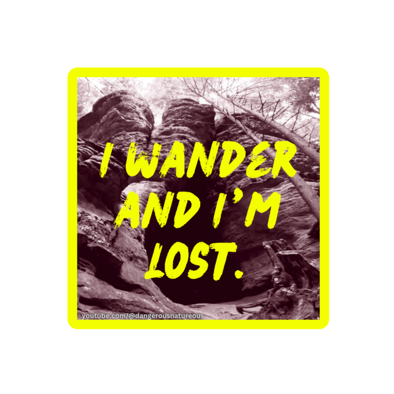 Wander Lost Sticker